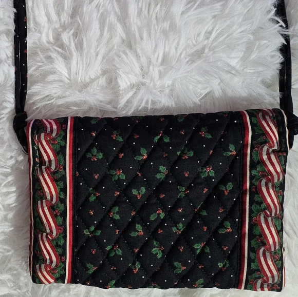 📣TANYA Vera Bradley Monogrammed Christmas 🎄 Apron Matching Purse Like 🆕 - Picture 4 of 7